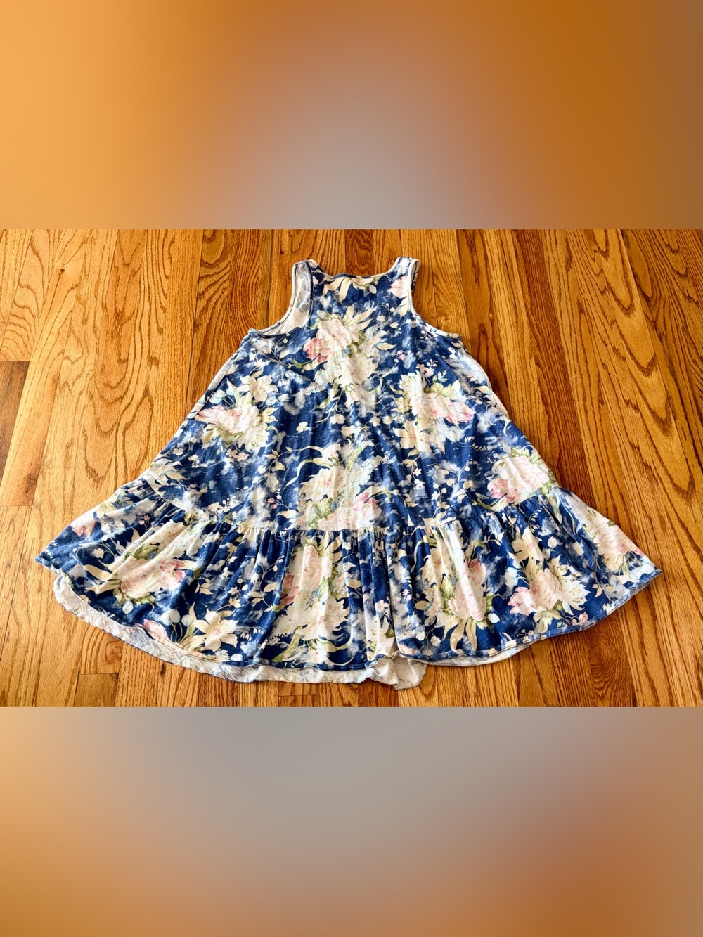 Polo by Ralph Lauren Blue Floral Girls' Casual Dress - Picture 6 of 6